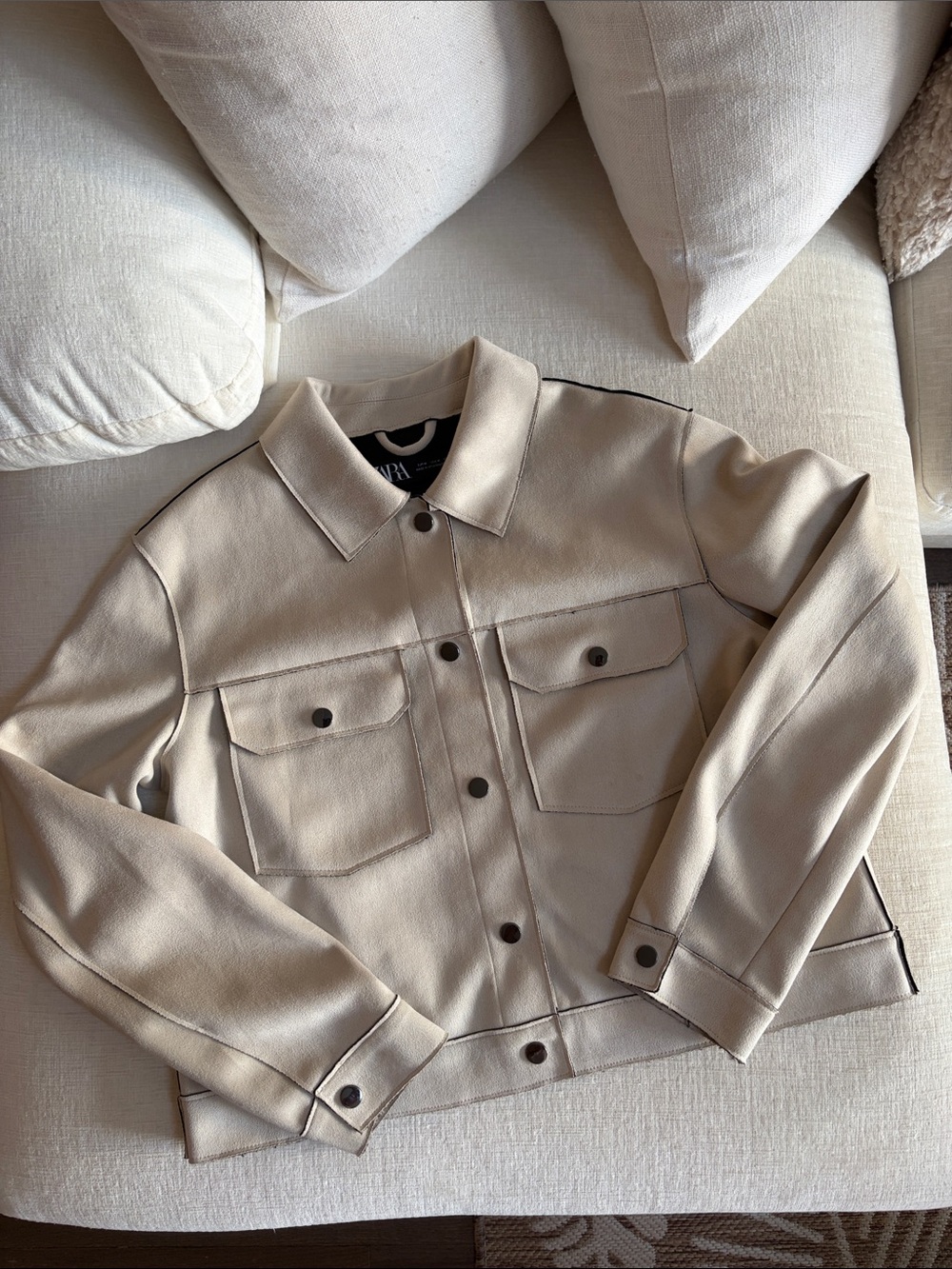 Zara Faux Suede Jacket